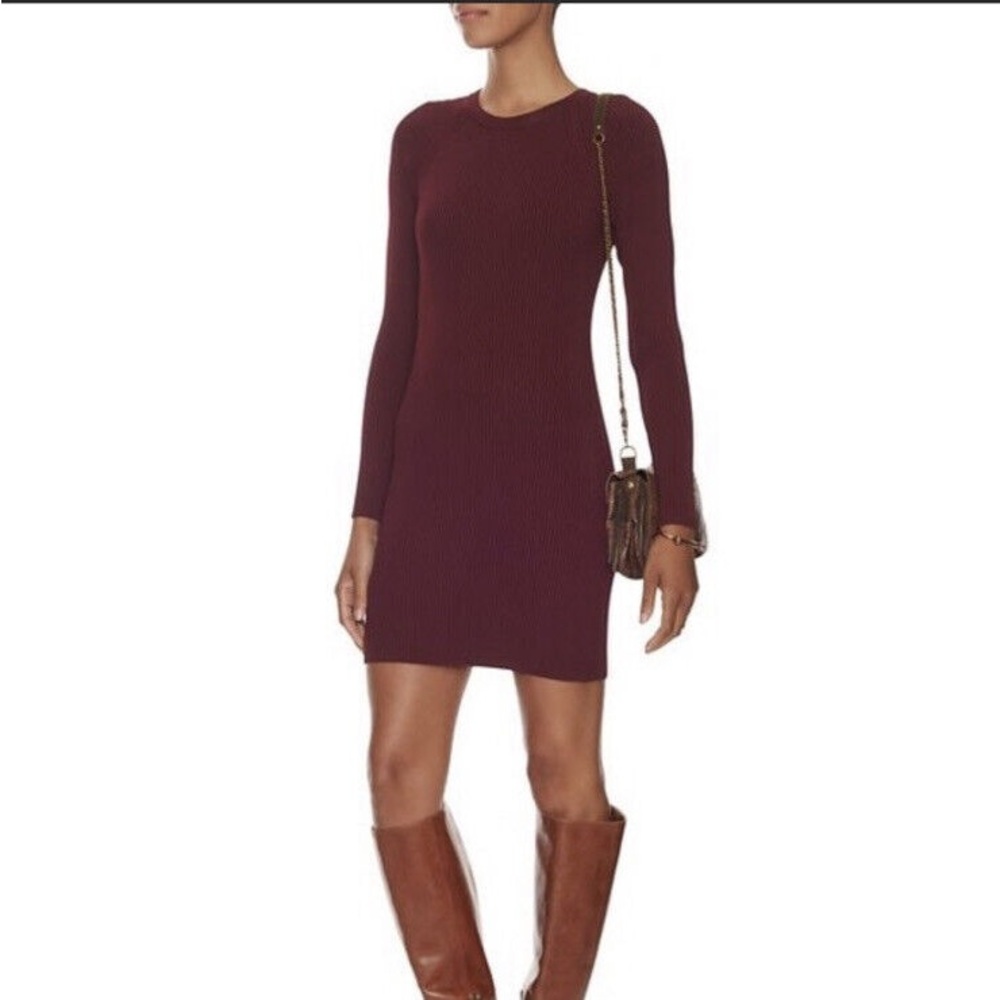 Like New A.L.C. Ribbed Knit Bodycon Mini Dress - sz M